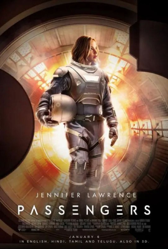 名称：太空旅客 4K(2160P)描述：Passengers影片年代：2016影片产地：美国对白语音：英语影片字幕：中字外挂字幕电影简介：《太空旅客》是由美国哥伦比亚电影公司出品的科幻爱情片