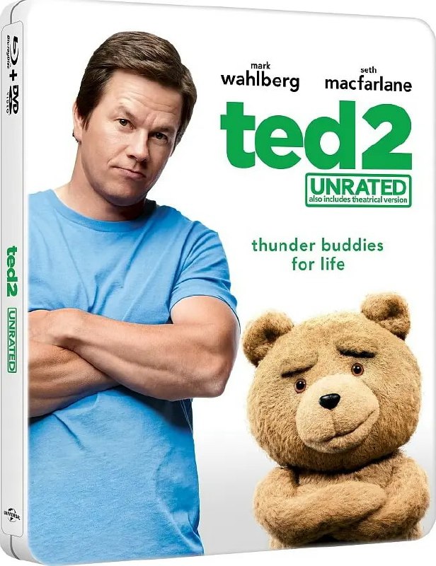 名称：泰迪熊2 Ted 2‎ (2015)描述：为了巩固两人的婚姻，泰迪（塞思·麦克法兰 Seth MacFarlane 配音）和泰米琳（杰西卡·巴斯 Jessica Barth 饰）产生了要一个孩子的念头，在尝试了各种方法无果后，两人决定领养
