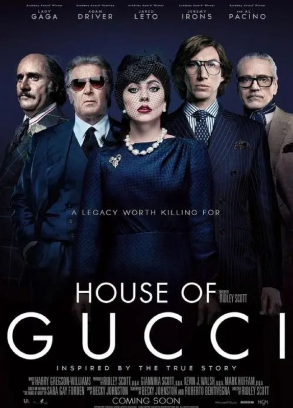 名称：古驰家族 4K(2160P)描述：House Of Gucci影片年代：2021影片产地：加拿大、美国对白语音：英语影片字幕：中字外挂字幕电影简介：该片根据萨拉·盖伊·富顿的传记文学《古驰之家：关于谋杀、疯狂、情色和贪婪的故事》改编，讲述卡车公司老板的女儿帕特里齐亚嫁给古驰品牌的第三代继承人，却最终沦为杀夫凶手的故事