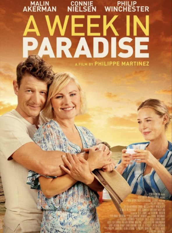 名称：天堂走一遭 4K(2160P)描述：A Week in Paradise影片年代：2022影片产地：美国对白语言：英语影片字幕：中字外挂字幕电影简介：当一位国际影星的电影导演丈夫被狗仔队曝光，称他和新来的年轻女主角生了孩子时，她的世界崩溃了