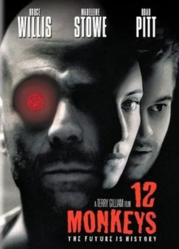 名称：12只猴子 4K(2160P)描述：Twelve Monkeys影片年代：1995影片产地：美国对白语言：英语影片字幕：中字外挂字幕电影简介：影片讲述了在公元1996年，世界被一种致命病毒侵袭之后，剩余的少数人类只能在地下苟且偷生