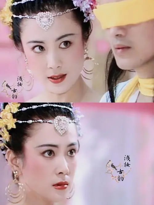 名称：封神榜 (1990) 傅艺伟版描述：纣王（达奇  饰）荒淫无度，竟在拜祭女娲娘娘庙时轻薄女娲娘娘金身，引起女娲大怒，于是冥冥中安排了妖狐前来颠覆纣王江山