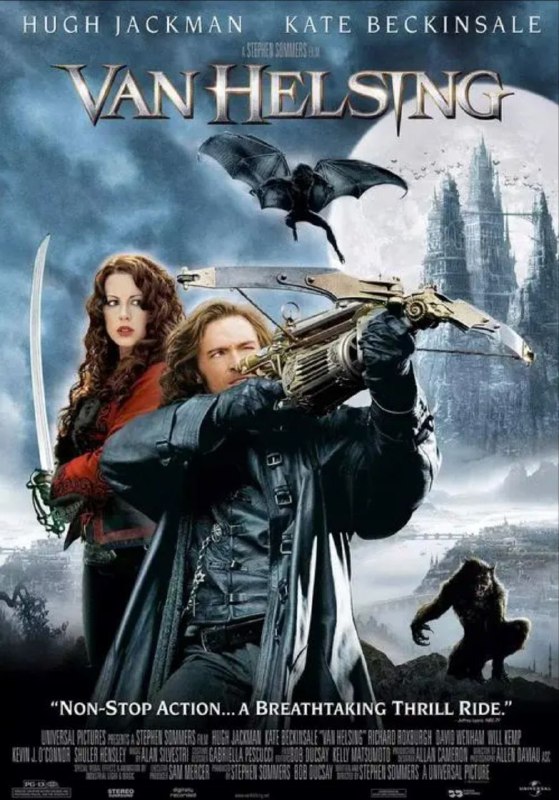 名称：范海辛 4K(2160P)                     REMUX (蓝光 原盘)描述：Van Helsing影片年代：2004影片产地：美国、捷克对白语音：英语影片字幕：中字外挂字幕电影简介：寒气森森的天空下，黑云翻滚，阴风阵阵，一道闪电划破夜空，索命的妖魔鬼怪向“特兰西瓦尼亚”这座古镇袭击下来