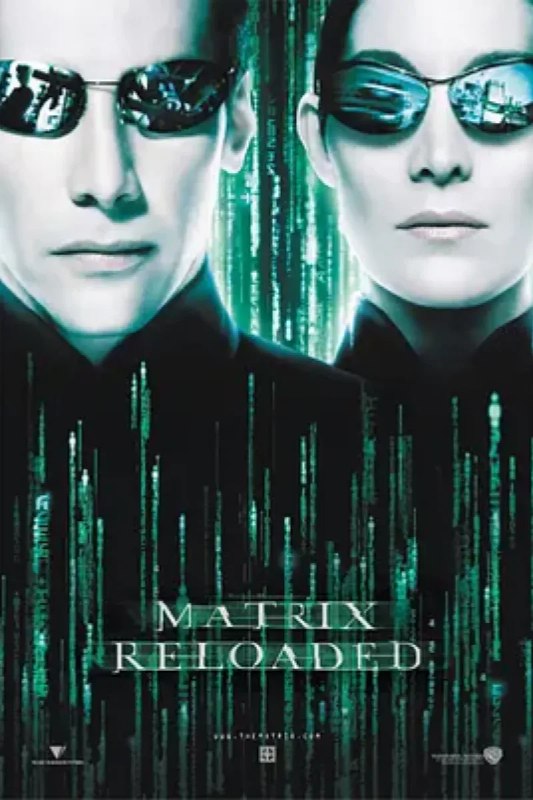 名称：黑客帝国2：重装上阵 The Matrix Reloaded描述：上一部结尾，尼奥（基奴李维斯 饰）终于意识到自己的能力和使命，中弹复活后，变成了无所不能的“救世主”，他和女友崔妮蒂（凯莉·安·摩丝 饰），舰长墨菲斯（劳伦斯·菲什伯恩 饰）回到了人类的基地锡安，受到人们的热烈欢迎