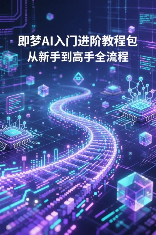 名称：即梦AI入门进阶教程包：从新手到高手全流程描述：这是一套围绕“即梦AI”的系统化教程资源，适合刚接触 AI 工具的新手、想提升创作效率的内容创作者，以及希望梳理完整使用流程的进阶用户