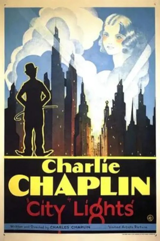 名称：城市之光 City Lights描述：他是一个流浪汉（查理·卓别林 Charles Chaplin 饰），身无分文，遇上了双目失明的卖花女，却不忍袖手旁观