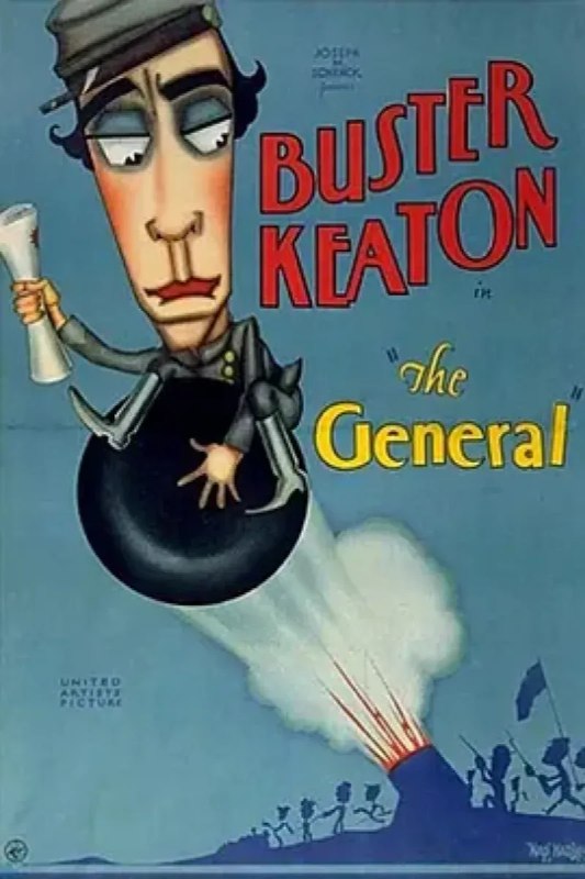名称：将军号 The General描述：1861年，Johnnie Gray（巴斯特·基顿 Buster Keaton 饰）是西部大西洋火车公司的一名员工，深爱着他的火车“将军号”，还有他的未婚妻（Marion Mack 饰）