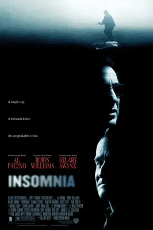 名称：失眠症 Insomnia描述：Will Dormer（阿尔·帕西诺 Al Pacino 饰）与搭档Hap Eckhart（马丁·唐文 Martin Donovan 饰）来到远离洛杉矶一处日不落的小镇阿拉斯加，调查一名17岁少女被活活殴打致死的案件
