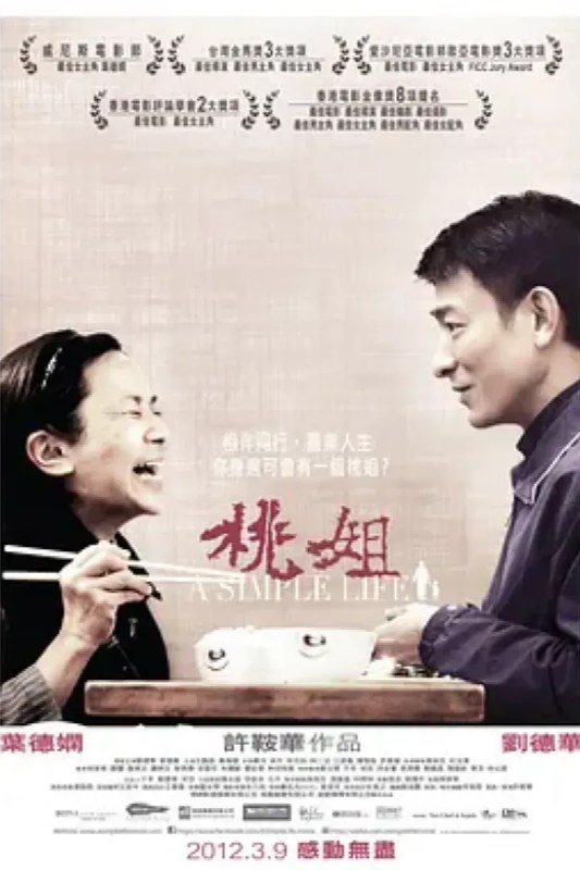 名称：桃姐描述：桃姐（叶德娴 饰）是侍候了李家数十年的老佣人，把第二代的少爷罗杰（刘德华 饰）抚养成人