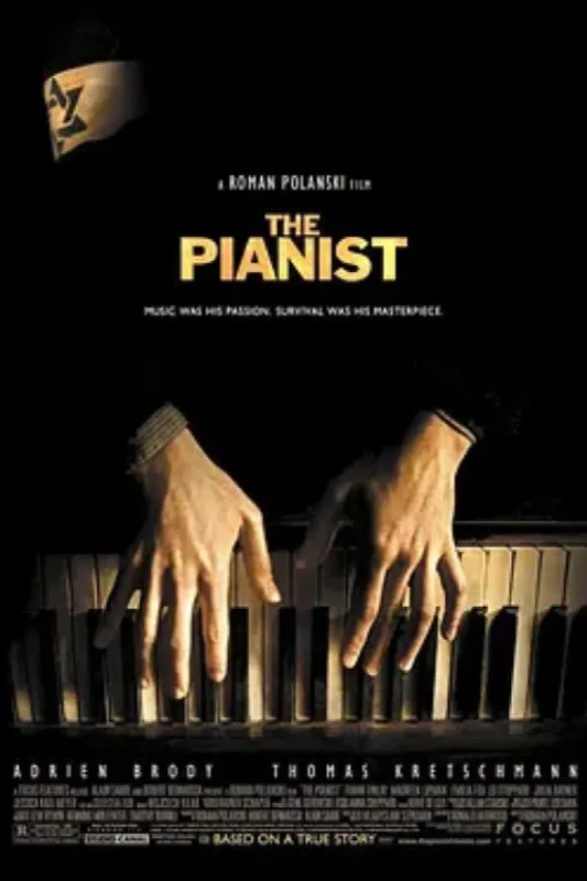 名称：钢琴家 The Pianist描述：史标曼（艾德里安•布洛迪 Adrien Brody 饰）是波兰一家电台的钢琴师