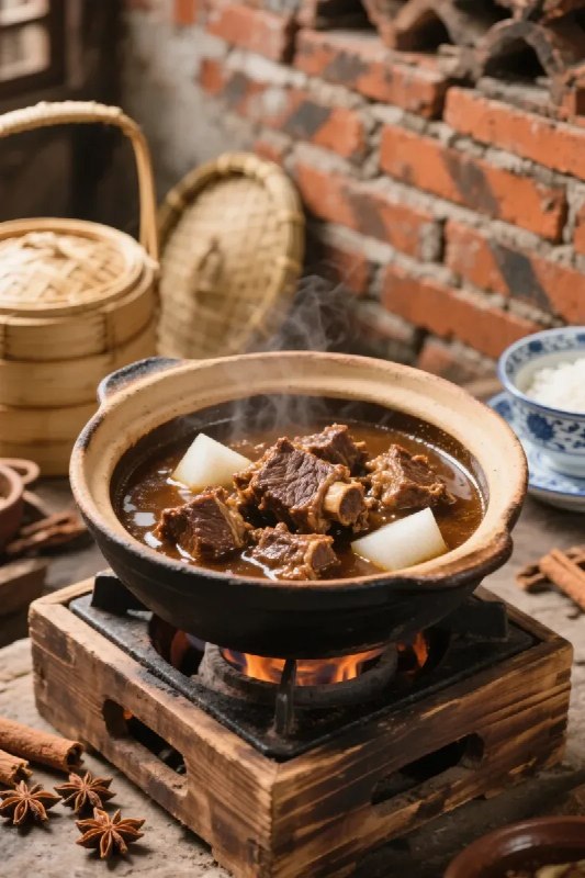 名称：潮汕牛腩饭教程，从炖煮到出餐全套商用配方描述：本课程提供潮汕牛腩饭全套商用配方，内容涵盖从炖煮到出餐的完整流程