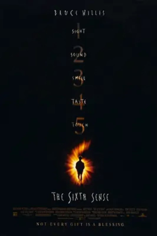 名称：第六感 The Sixth Sense描述：麦克（布鲁斯·威利斯 饰）是著名儿童心理学家，却也有始终未能治愈的患者，甚至因此遭到枪击，这名少年随后也饮枪自毙