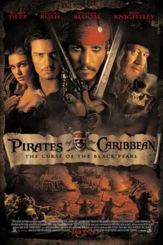 名称：加勒比海盗 Pirates of the Caribbean: The Curse of the Black Pearl描述：故事发生在18世纪，传说中海盗最为活跃的加勒比海