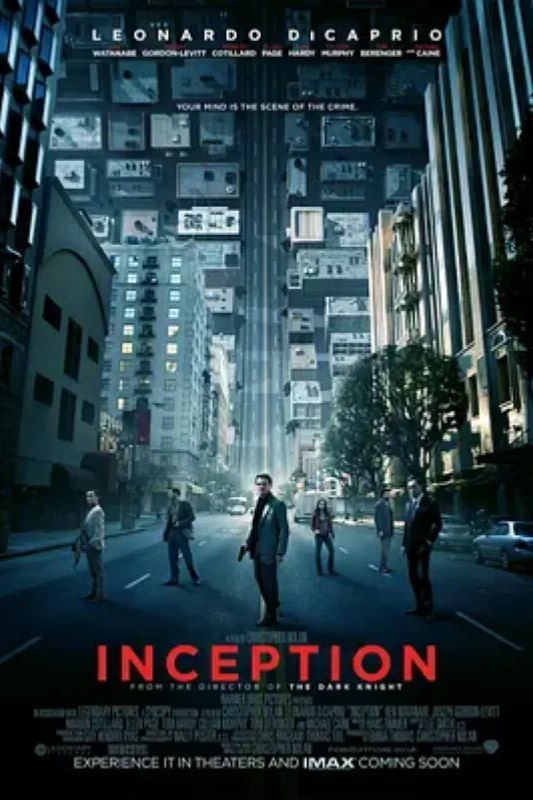 名称：盗梦空间 Inception描述：道姆·柯布（莱昂纳多·迪卡普里奥 Leonardo DiCaprio 饰）与同事阿瑟（约瑟夫·戈登-莱维特 Joseph Gordon-Levitt 饰）和纳什（卢卡斯·哈斯 Lukas Haas 饰）在一次针对日本能源大亨齐藤（渡边谦 饰）的盗梦行动中失败，反被齐藤利用