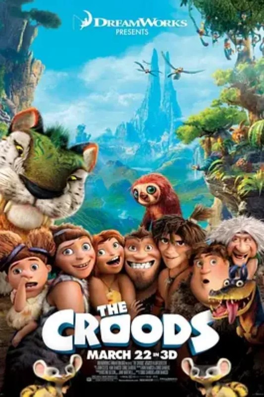 名称：疯狂原始人 The Croods描述：原始人咕噜一家六口在老爸Grug（尼古拉斯·凯奇 Nicolas Cage 配音）的庇护下生活