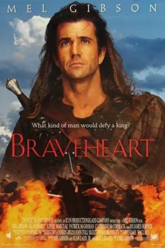 名称：勇敢的心 Braveheart描述：威廉•华莱士童年时，其父、苏格兰民族英雄马索•华莱士在与英军的斗争中牺牲，他开始接受父亲好友的指导，学习苏格兰文化和武术