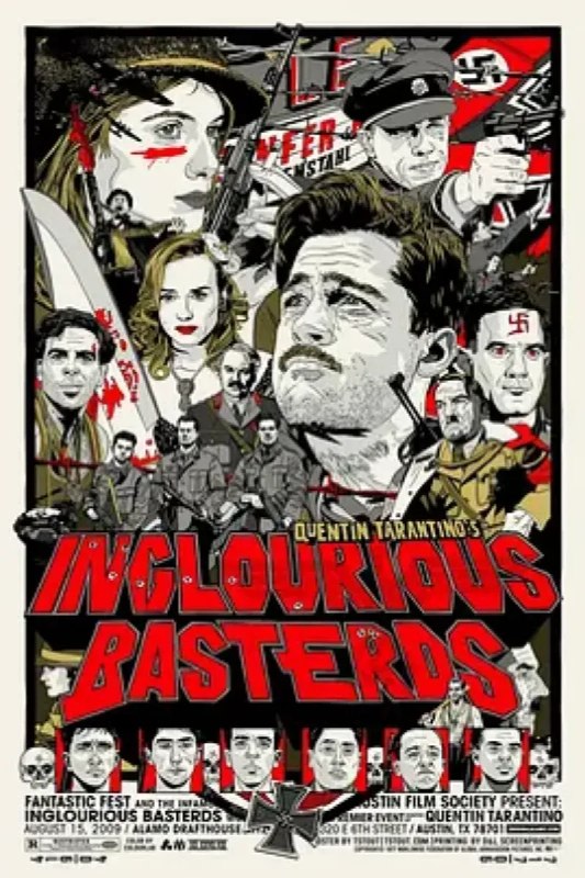 名称：无耻混蛋 Inglourious Basterds描述：故事分五章进行