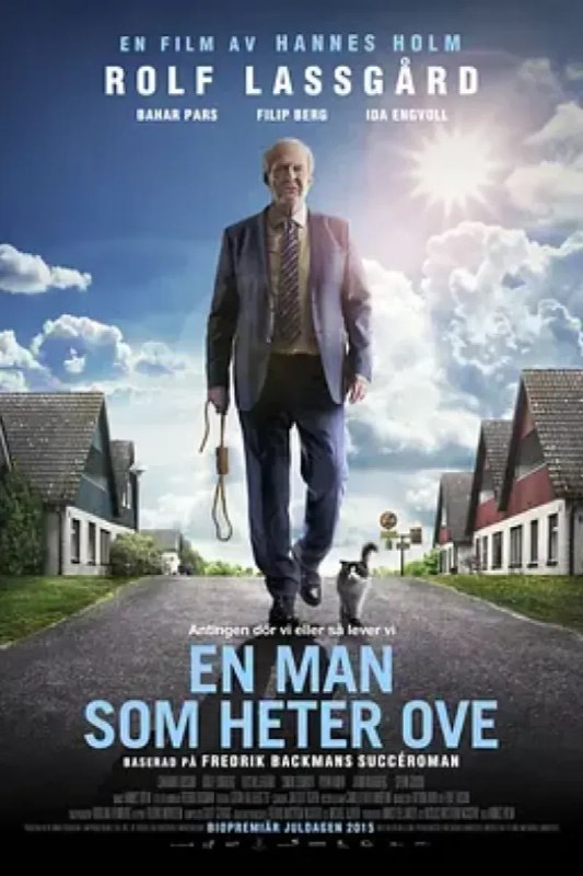名称：一个叫欧维的男人决定去死 En man som heter Ove描述：欧维（罗夫·拉斯加德 Rolf Lassgård 饰）是一个刻板而又固执的老头，他的妻子半年前死于疾病，留他一人生活在这个混乱不堪的世界之中