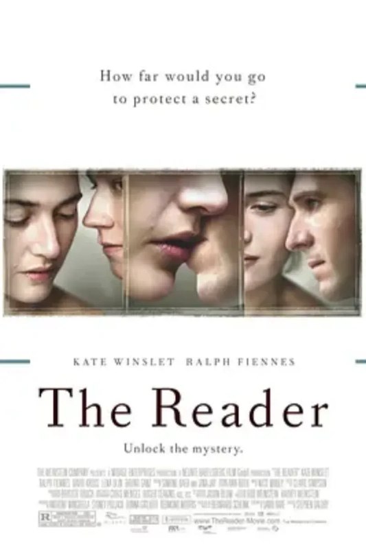 名称：朗读者 The Reader描述：15岁的少年米夏·伯格（大卫·克劳斯 David Kross 饰）偶遇36岁的中年神秘女列车售票员汉娜（凯特·温丝莱特 Kate Winslet 饰），后来两个发展出一段秘密的情人关系