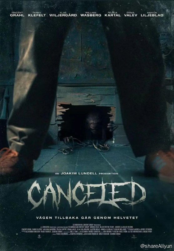 名称：连接终止 Canceled (2023)中文字幕描述：导演: Oskar Mellander编剧: Paolo Vacirca / Henry Stenberg / Joakim Lundell主演: Vincent Grahl / Fanny Klefelt / Klas Wiljergård / William Wasberg / Felicia Kartal / 更多...类型: 悬疑 / 惊悚 / 恐怖制片国家/地区: 瑞典语言: 瑞典语上映日期: 2023-08-25(瑞典)片长: 97分钟IMDb: tt25730490 　链接：