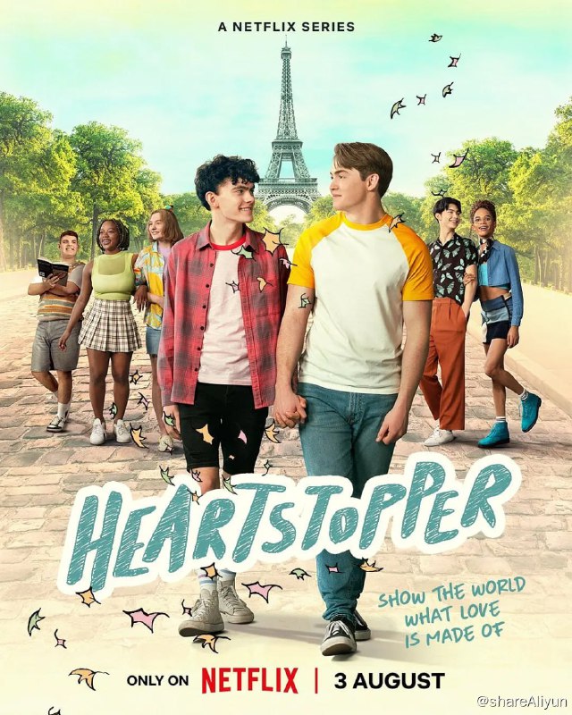 名称：心跳漏一拍 第二季 Heartstopper Season 2 (2023)描述：尼克、查理和同班同学都回来了！人生、爱情与友谊都翻开新篇章，等待他们来修习