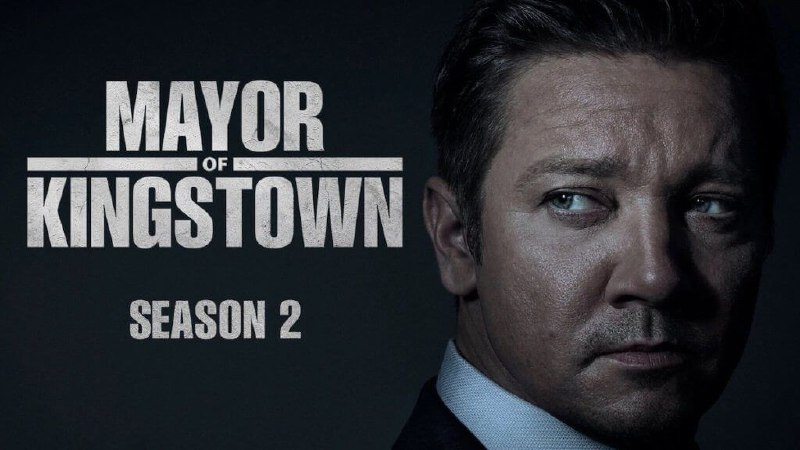 名称：【金斯敦市长 第二季】 更至第九集描述：金斯敦市长 第二季原名： Mayor of Kingstown Season 2又名：金斯顿市长编剧：泰勒．谢里丹／休．狄伦主演：杰瑞米．雷纳／黛安．韦斯特／莱恩．加里逊／迈克尔．加斯顿／马修．詹姆斯．居尔布兰松／格拉蒂埃拉．布朗库西／塔拉．卡拉西安／阿什．桑托斯／ Sonny Ciarlillo / Jeffrey Coles / Stephanie Swift / Darren Constantine / Lloyd Crago / Victor Esene / Allen Michael Harris / Caleb Jackson / Isaac Loyal / Dan Matteucci播出： Paramount +首播：2023-01-16（美国）类型：剧情／惊悚／犯罪地区：美国／加拿大语言：英语IMDb：tt17542554链接：