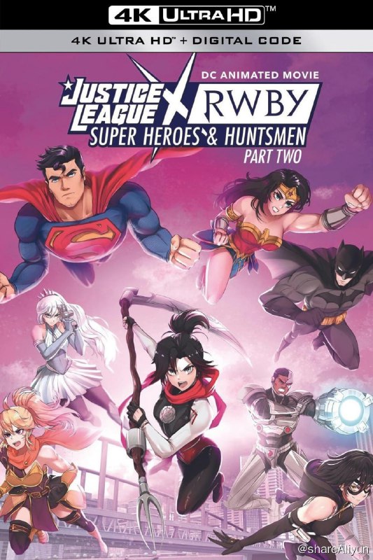 名称：正义联盟与红白黑黄：超级英雄和猎人（下）UHD无损蓝光 [内封简繁英字幕]描述：