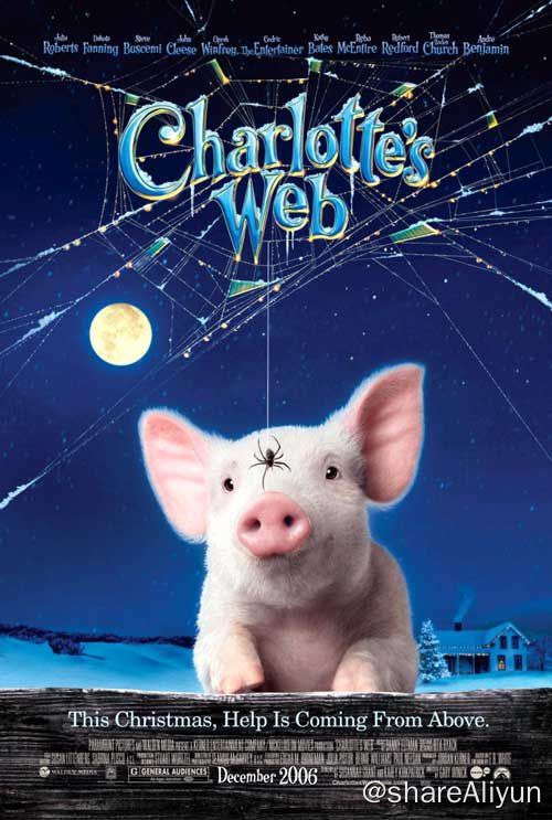 名称：夏洛特的网 Charlotte's Web (2006) [多语轨]描述：小女孩阿芬家的母猪在春天生下了一窝11只小猪，母猪只有十个奶头，最瘦弱的一只小猪没奶吃，阿芬爸爸准备将其杀掉