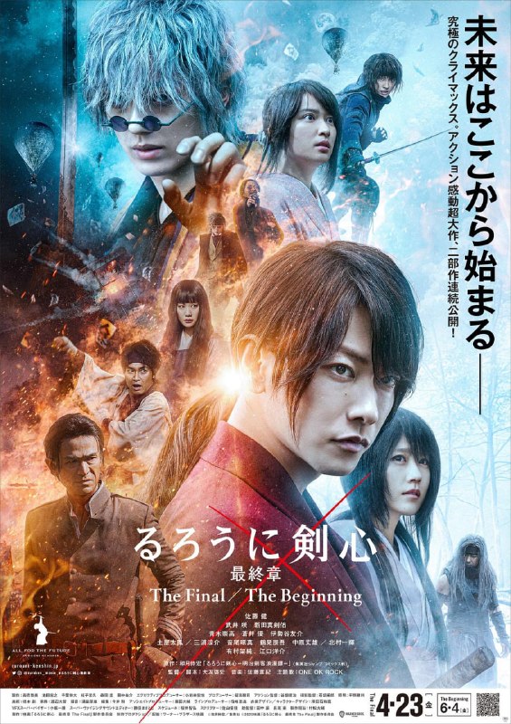 名称：浪客剑心 最终章 人诛篇 るろうに剣心 最終章 The Final (2021)描述：电影系列里最可怕的敌人雪代缘在本片现身
