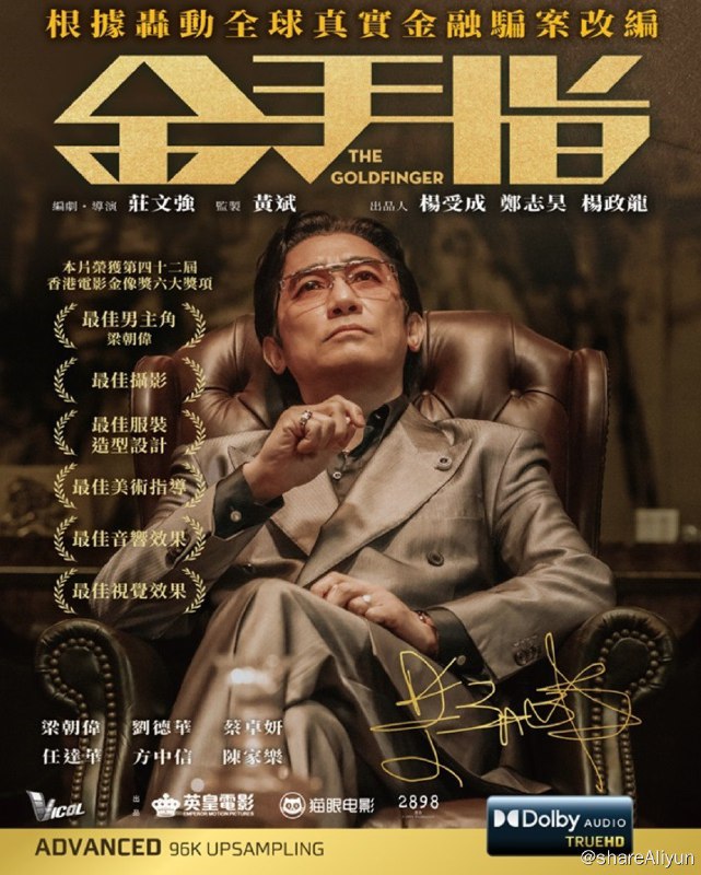 名称：《金手指》蓝光原盘REMUX [高码港版] [国粤双语] [内封简、繁中字]描述：金手指的剧情简介 · · · · · ·  用100元的投入换来百亿奢靡人生，看穷小子不择手段颠覆规则将财富和权势玩弄于股掌之中！上市公司嘉文集团在短短几年间从默默无名到风生水起，再到没落清盘，市值蒸发超过一百亿