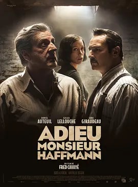 名称：永别了，霍夫曼先生 Adieu Monsieur Haffmann描述：故事设定在二战期间的巴黎，此时巴黎已被纳粹德国占领，霍夫曼先生因为自己的犹太人身份，不得不让家人先走并将自己的珠宝店托付给自己的下属梅西埃