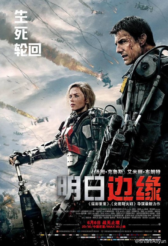 名称：明日边缘 4K原盘REMUX 杜比视界 国英双音 特效字幕描述：未来世界陷入外星人入侵的恐慌中，军事演说家凯奇少校（汤姆·克鲁斯 Tom Cruise 饰）畏惧上战场，他从没想过将军（布莱丹·格里森 Brendan Gleeson 饰）会让他去指挥即将开始的“诺曼底战役”，拒绝接受命令之后将军居然恶整了他，那就是把他当做逃兵扔进了军 营中