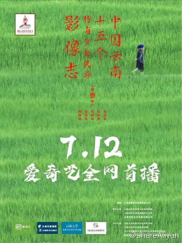 名称：中国云南十五个特有少数民族影像志 (2022)描述：该系列影像志以云南15个特有少数民族当下的生产生活与文化习俗为拍摄重点，对一个民族的历史由来、宗教信仰、民居建筑、生产生活、风俗习惯、歌舞节日、传统手艺等内容进行系统、富有深度地全新展示和解读