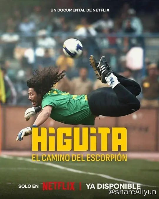 名称：伊基塔：蝎子摆尾 Higuita：El camino del Escorpión (2023) 纪录片描述：这部纪录片聚焦雷內·伊基塔，从他非凡的职业生涯到个人争议，讲述了这位哥伦比亚球星如何从寒门子弟成长为足坛传奇