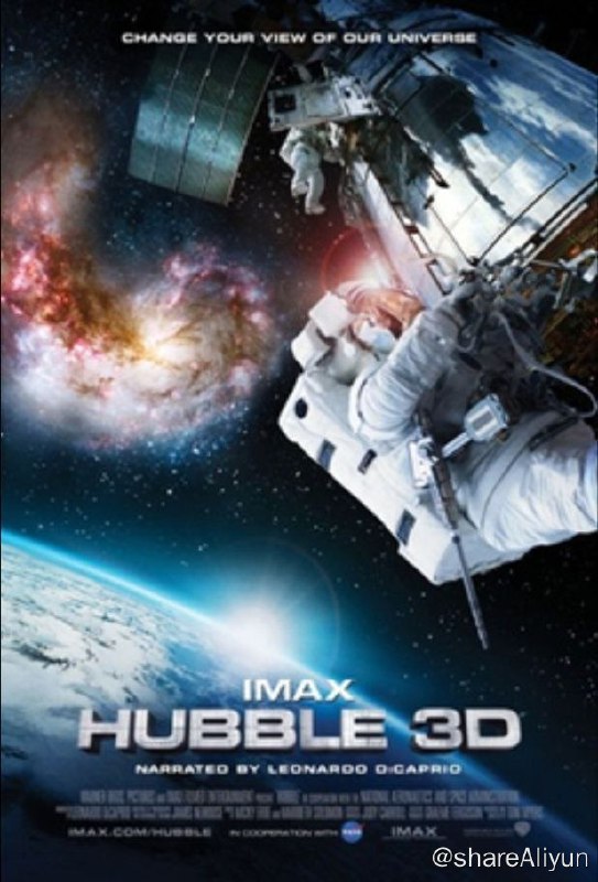 名称：哈勃望远镜 (2010) 1080P 中字外挂字幕描述：《哈勃3D》借助IMAX3D技术拍摄，生动地呈现了从最初的伽利略望远镜以来，最重要地科学仪器的诞生，以及人类在太空自登月以来的最伟大的成就——哈勃太空望远镜