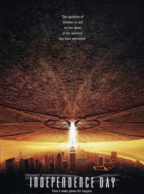 名称：独立日(1996) 4K HDR描述：未来某年的7月2日，美国各地的监视站发现一艘直径达数百英里的巨大飞船接近了地球