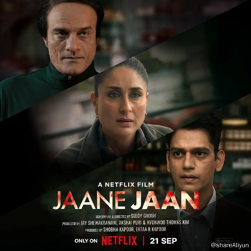 名称：嫌疑犯X的献身 Jaane Jaan (2023) 印度版描述：一个单身母亲卷入致命罪行后，她的天才数学教师邻居伸出援手，而一名执着的警察也开始深入调查此案.......链接：