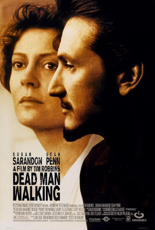 名称：死囚漫步 Dead Man Walking (1995)描述：修女海伦(苏珊·萨兰登 Susan Sarandon饰)受死刑犯马修·庞斯莱(西恩·潘 Sean Penn饰)之托，前往监狱探望他