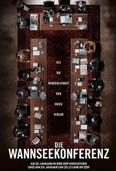 名称：万湖会议描述：万湖会议 2022（德）15人灭绝1100万人？这部电影才是全员皆恶！德国 / 剧情 历史 战争 / 2022-01-18(德国)上映 / 片长108分钟该片讲述了在1942年1月20日的万湖会议上，15名纳粹党高级官员和德国政府高级领导，开会决定如何最好地实施对欧洲犹太人人，提出一个“最终解决”的清零计划，这个“最终解决”的计划，充斥着毒杀、枪杀、疾病、饥饿和肆意的恐怖行为，它造成600万犹太人死亡，该数量占欧洲犹太人总数的三分之二