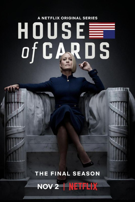 名称：纸牌屋六季描述：《纸牌屋》（英文：House of Cards）由詹姆斯·弗雷、大卫·芬奇等执导，鲍尔·威利蒙改编，凯文·史派西、罗宾·怀特、迈克尔·凯利、拉斯·米科尔森、凯特·玛拉、克里斯汀·康诺利等主演的政治题材电视剧，由奈飞公司（Netflix）出品，改编自迈克尔·道布斯创作的同名小说