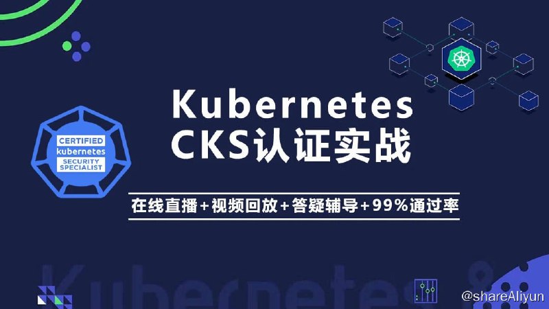 名称：Kubernetes K8s CKS 认证实战班（安全专家）描述：李振良Kubernetes/K8s CKS 认证实战班（安全专家）