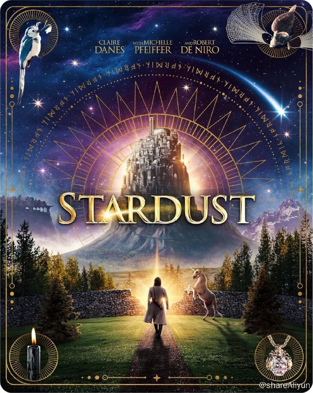 名称：《星尘》4K原盘REMUX [HDR 杜比视界] [国英双语] [中英双字 国配中字 官译中字]描述：星尘的剧情简介 · · · · · ·  不要向流星许愿，否则它就会变成女人……故事开始于一个平静到让人昏昏欲睡的小村庄，由于村庄被一个鹅卵石城墙所包围，所以它也叫“围墙村”