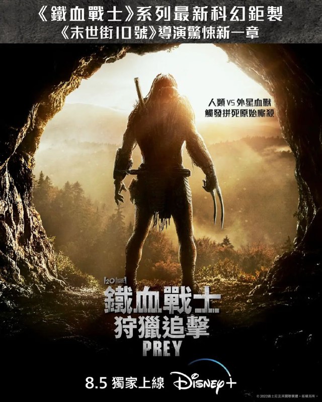 名称：铁血战士5：猎物 4KHDR/1080P多版本 附铁血战士系列描述：《铁血战士：狩猎》以18世纪初科曼奇民族的世界为背景，讲述了一位年轻女子纳鲁不为人知的故事