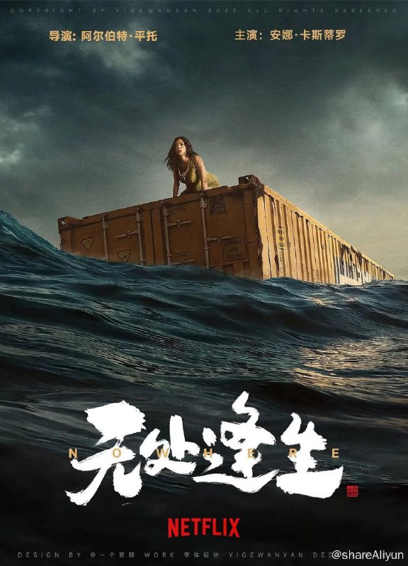 名称：《无处逢生》4K 高码（2023）描述：在逃离满目疮痍的集权国家后，这名孕妇被困在集装箱中，孤身一人在海上漂泊，奋力求生