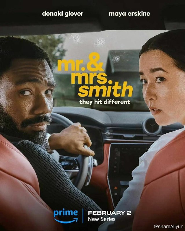 名称：史密斯夫妇(剧版) Mr. & Mrs. Smith (2024) 4k HDR描述：约翰（唐纳德·格洛弗 Donald Glover 饰）和简（玛雅·厄斯金 Maya Erskine 饰）被一家神秘的间谍机构雇用，冒险进入间谍活动、婚姻世界，并学会密切地驾驭两者