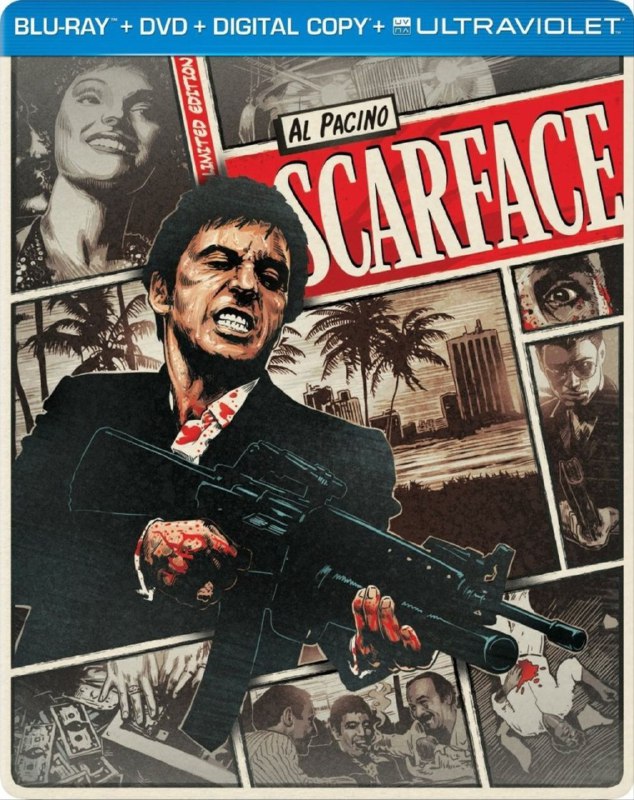 名称：疤面煞星(1983) 4K HDR描述：古巴难民青年托尼（阿尔•帕西诺 Al Pacino 饰）逃难来到了美国的迈阿密，成了一个典型的天不怕、地不怕的美国街头小混混