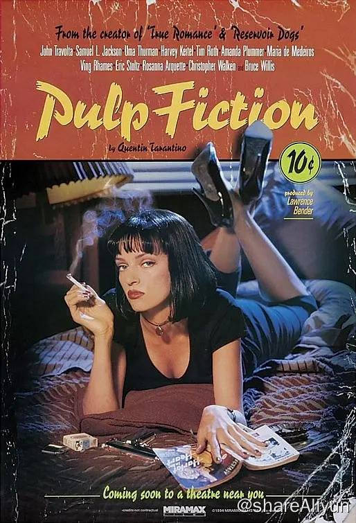 名称：低俗小说 4K原盘REMUX 杜比视界 内封字幕描述：《低俗小说》由“文森特和马沙的妻子”、“金表”、“邦妮的处境”三个故事以及影片首尾的序幕和尾声五个部分组成