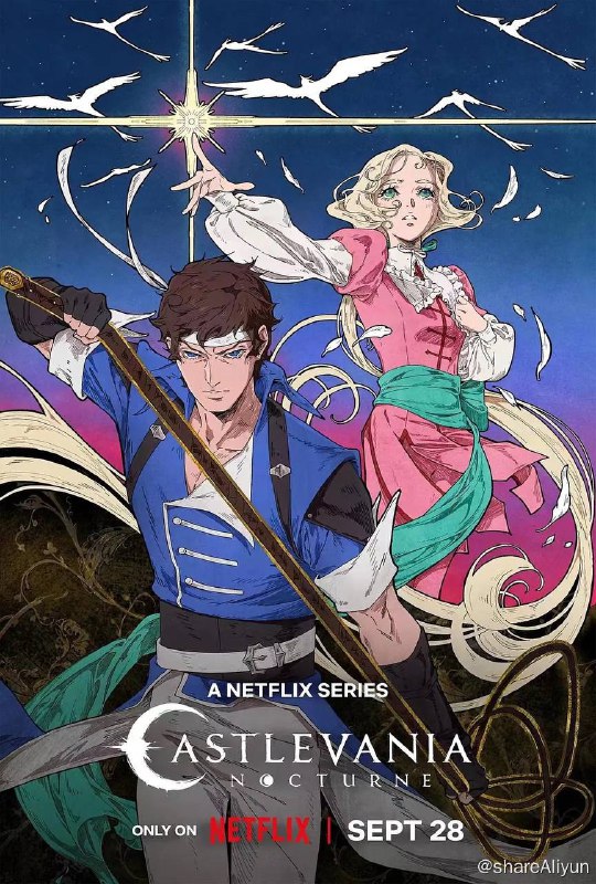 名称：恶魔城：夜曲 (2023) 1080p NF 高码率 内封多国语 全8集描述：这次故事的舞台来到了1792年的法国大革命时期，聚焦这位曾在游戏《恶魔城：月下夜想曲》和《恶魔城：血之轮回》中登场的传奇角色