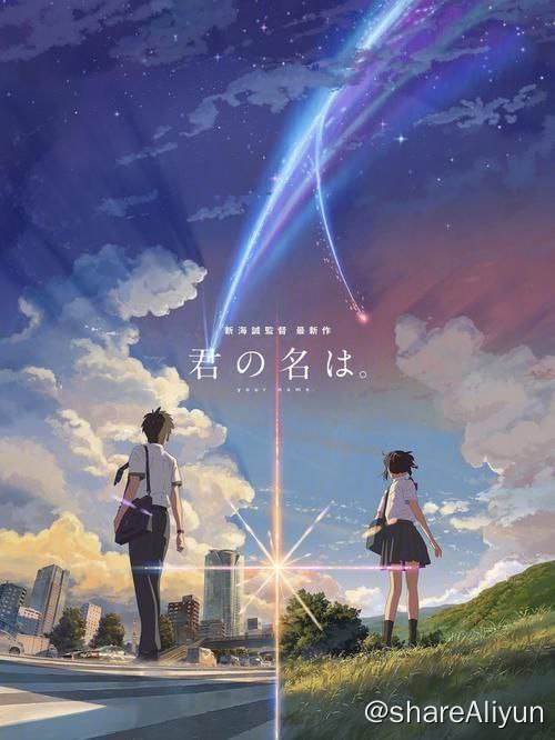 名称：你的名字描述：在远离大都会的小山村，住着巫女世家出身的高中女孩宫水三叶（上白石萌音 配音）