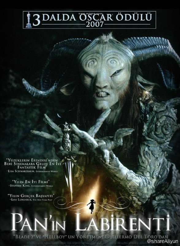名称：潘神的迷宫 (2006) 4K HDR 中字外挂字幕描述：该片以1944年二战期间的西班牙为背景，讲述12岁的奥菲丽娅在百无聊赖之际，却意外打开了另一扇魔幻之门，并要完成三个考验的故事
